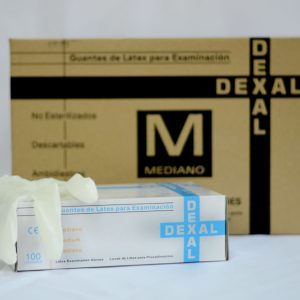 Guante Latex XS al XL Dexal cajón x 1000